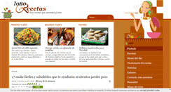 Desktop Screenshot of 1080recetas.com